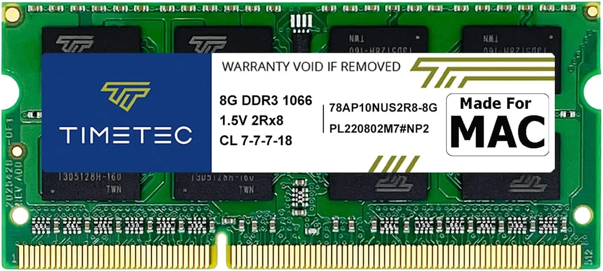 Оперативная память Timetec DDR3 SO-DIMM 8GB/1066 (78AP10NUS2R8-8G) — фото 2