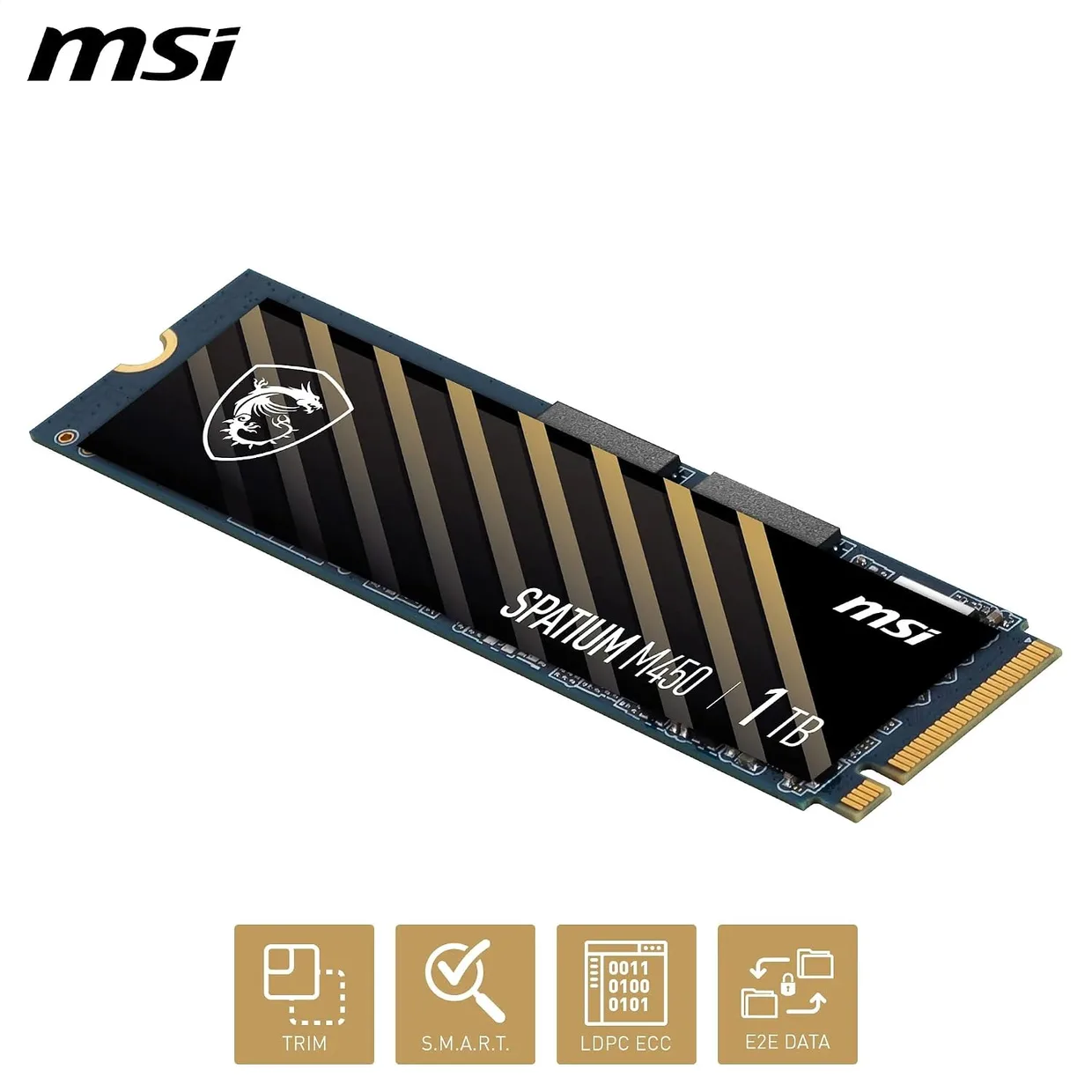 SSD диск MSI Spatium M450 V1 1TB M.2 NVMe (S78-440L0M0-P83) — фото 4