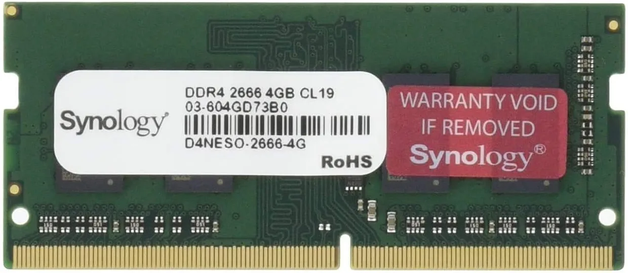 Оперативная память Synology DDR4 SO-DIMM 4GB/2666 (D4NESO-2666-4G)