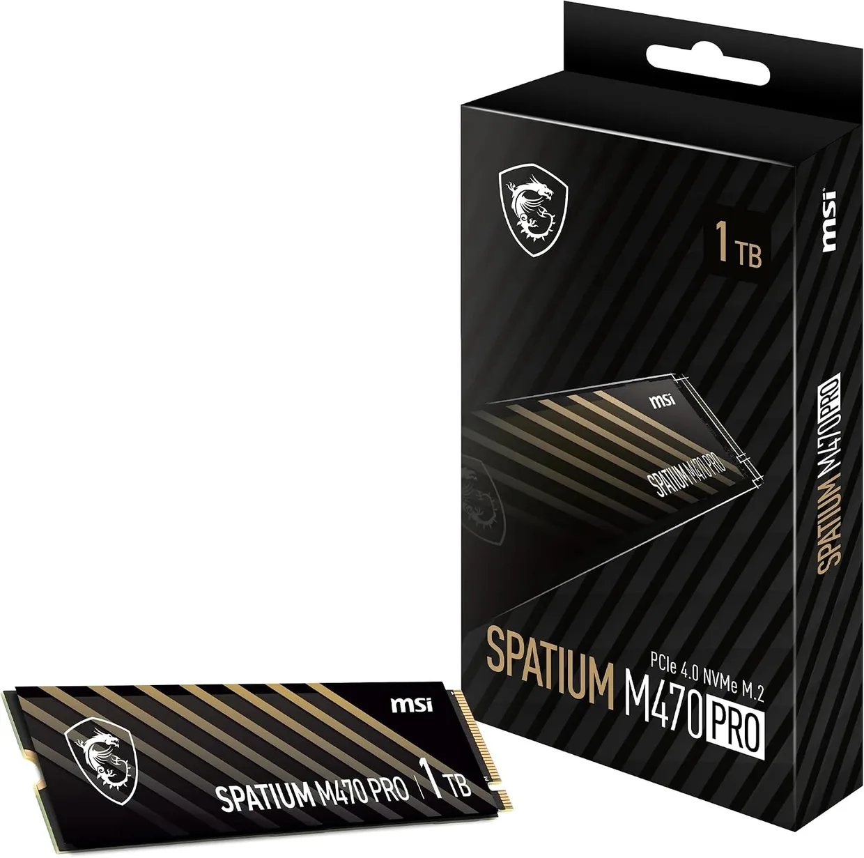 SSD диск MSI Spatium M470 PRO 1TB M.2 NVMe (S78-440L0J0-P83)