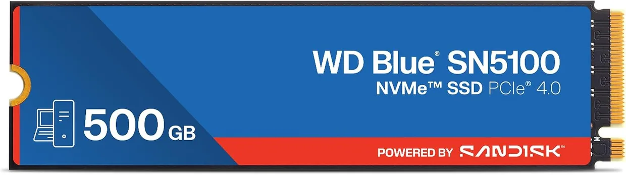 SSD диск WD Blue SN5100 500GB M.2 NVMe (WDS500G5B0E-00CPE0)