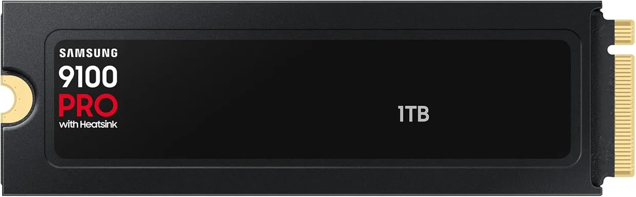 SSD диск Samsung 9100 Pro 1TB M.2 NVMe с радиатором (MZ-VAP1T0CW)