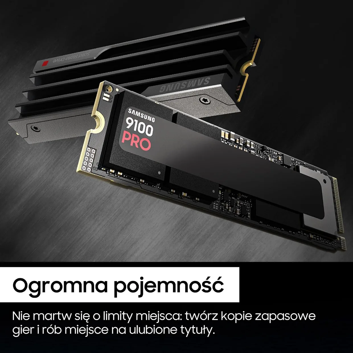 SSD диск Samsung 9100 Pro 1TB M.2 NVMe с радиатором (MZ-VAP1T0CW) — фото 3