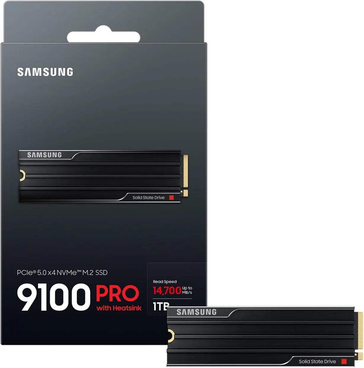 SSD диск Samsung 9100 Pro 1TB M.2 NVMe с радиатором (MZ-VAP1T0CW) — фото 4