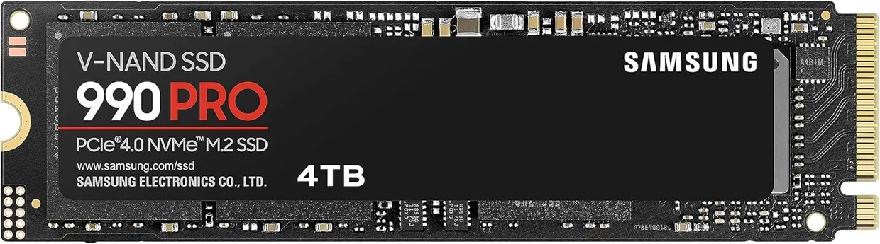 SSD диск Samsung 990 PRO 4TB M.2 NVMe (MZ-V9P4T0BW)