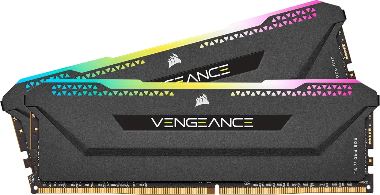 Оперативная память Corsair Vengeance RGB PRO SL DDR4 2x16GB/3200 (CMH32GX4M2E3200C16)