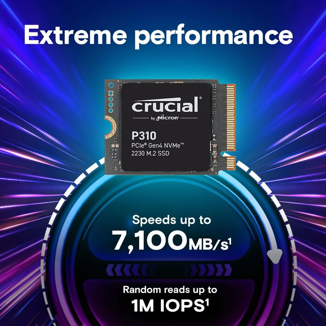 SSD диск Crucial P310 2TB M.2 2230 NVMe (CT2000P310SSD2) — фото 2