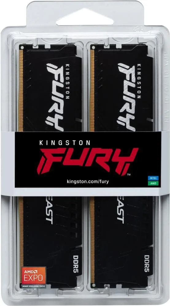Оперативная память Kingston FURY Beast DDR5 2x16GB/5600 (KF556C36BBEK2-32) — фото 5