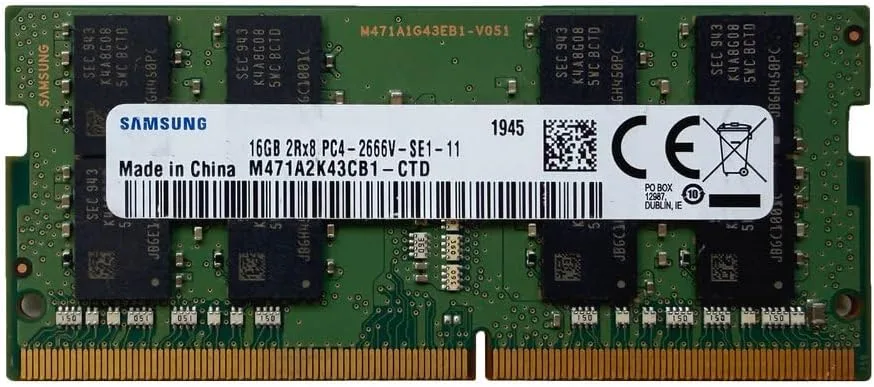 Оперативная память Samsung DDR4 SO-DIMM 16GB/2666 (M471A2K43CB1-CTD)