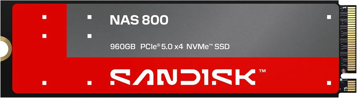SSD диск SanDisk NAS 800 960GB M.2 NVMe (SDSNP2960GAN-000E0)