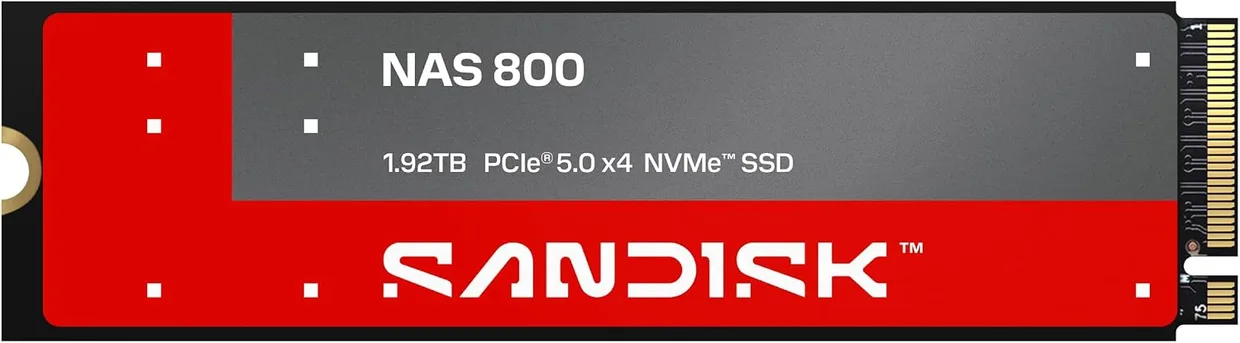 SSD диск SanDisk NAS 800 1920GB M.2 NVMe (SDSNP2192TAN-000E0)