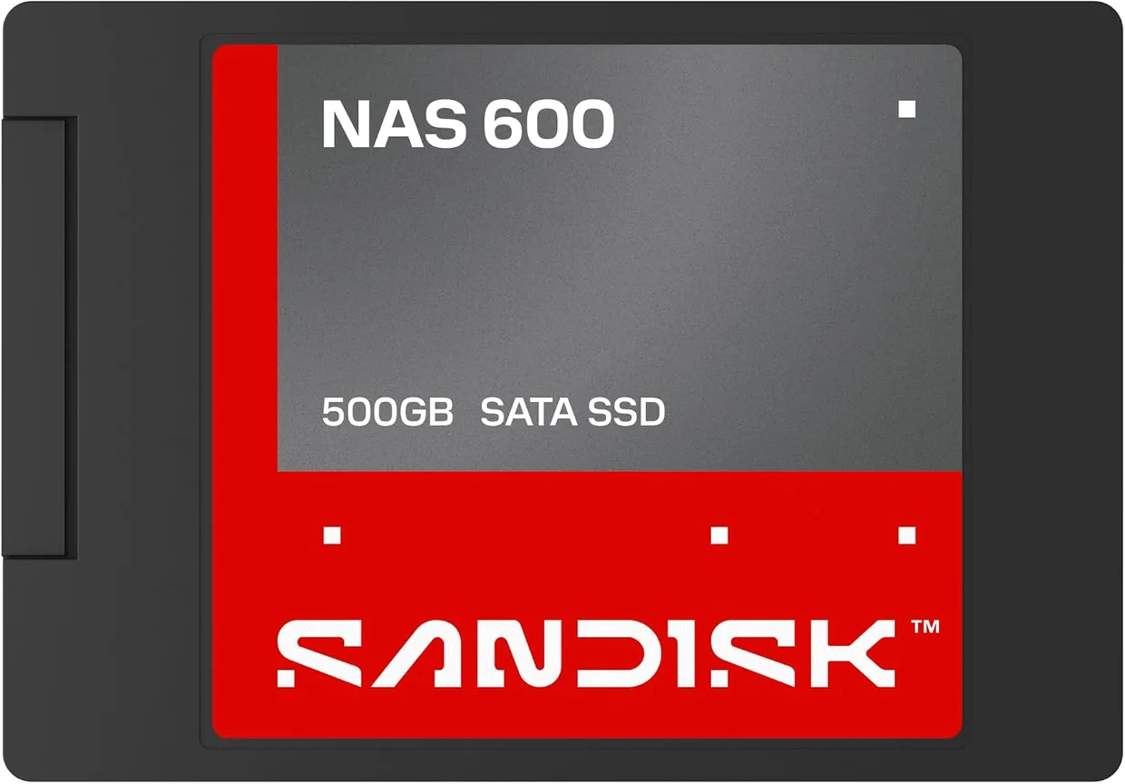 SSD диск SanDisk NAS 600 500GB 2.5" SATA III (SDSNS2500GAB-000G0)