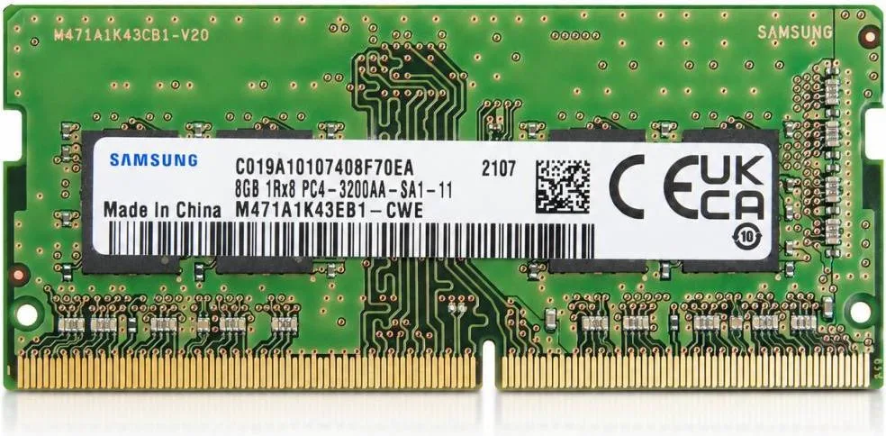 Оперативная память Samsung DDR4 SO-DIMM 8GB/3200 (M471A1K43EB1-CWE)