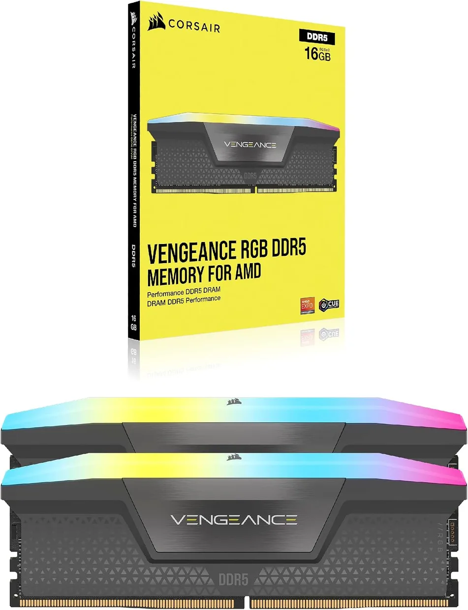 Оперативная память Corsair Vengeance RGB DDR5 2x16GB/6000 (CMH32GX5M2E6000Z36) — фото 2