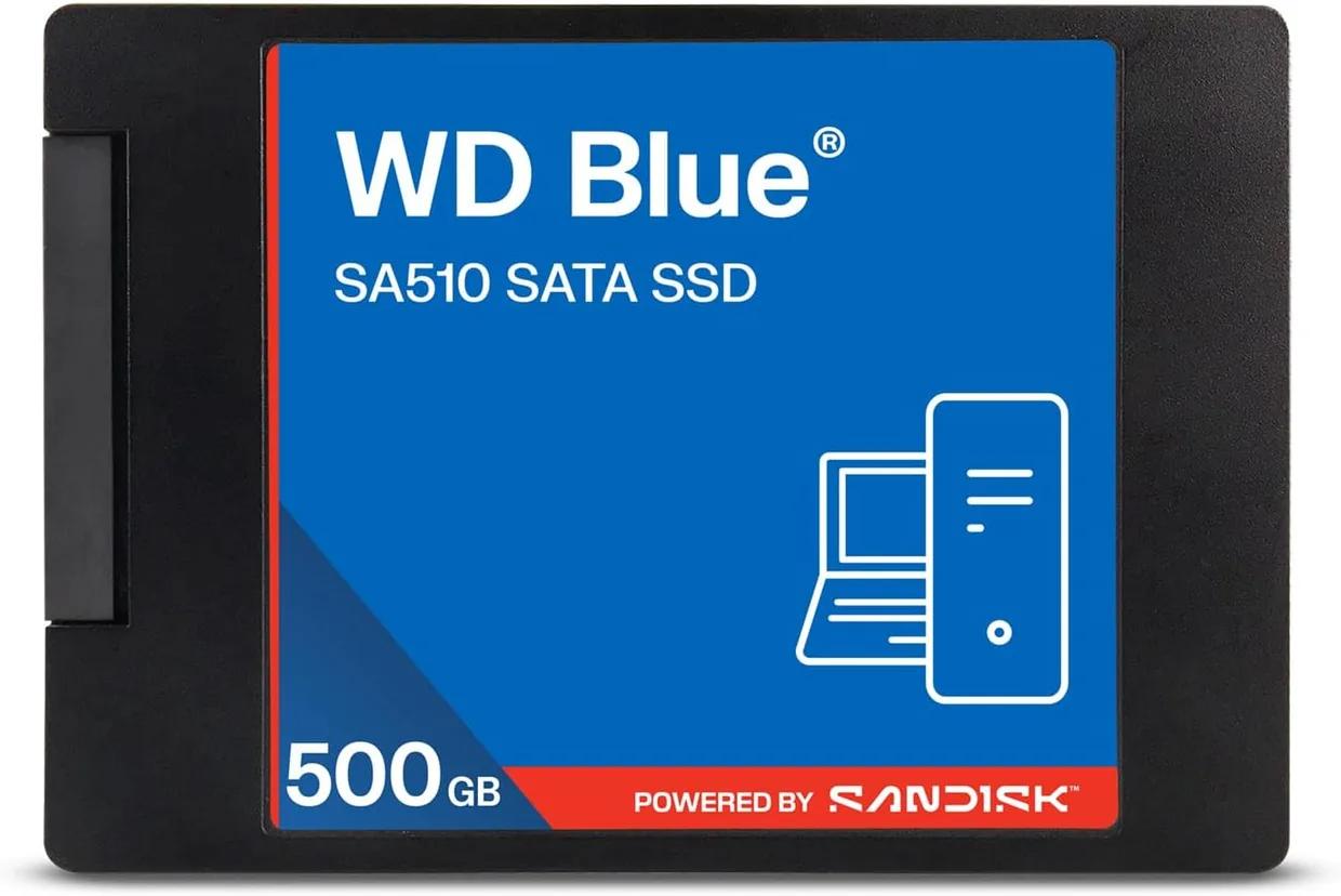 SSD диск WD Blue SA510 500GB 2.5" SATA III (WDS500G5B0A)