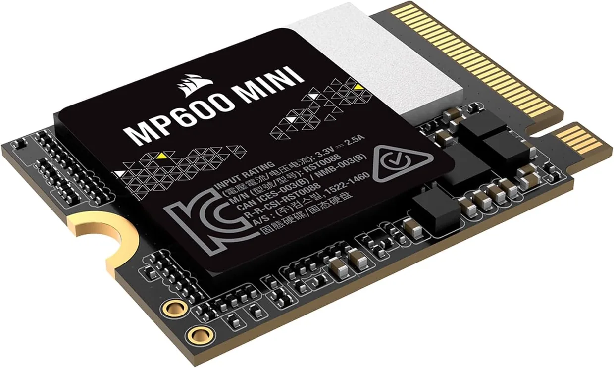 SSD диск Corsair MP600 Mini 1TB M.2 2230 NVMe (CSSD-F1000GBMP600MNR2) — фото 2