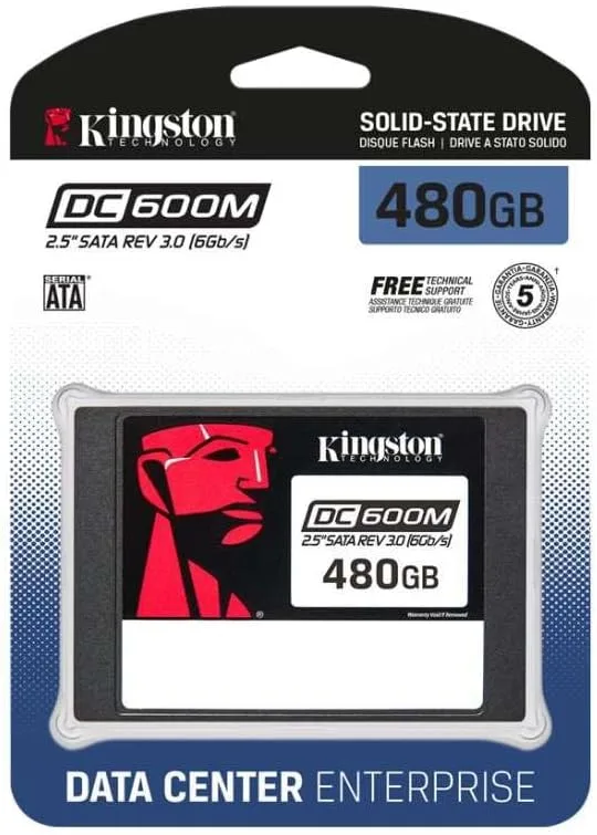 SSD диск Kingston DC600M 480GB 2.5" SATA III (SEDC600M/480G) — фото 2
