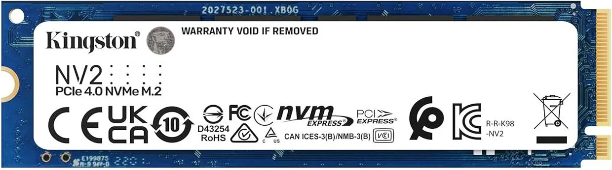 SSD диск Kingston NV2 1TB M.2 NVMe (SNV2S/1000G)