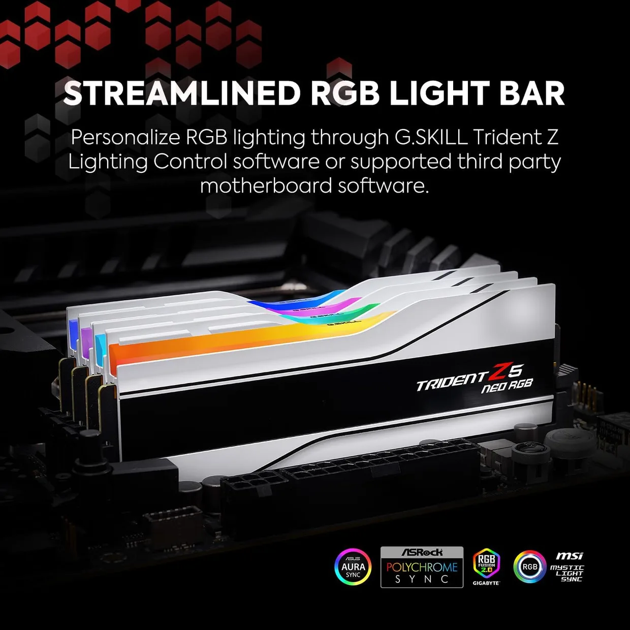 Оперативная память G.Skill Trident Z5 Neo RGB DDR5 2x32GB/6000 (F5-6000J3036G32GX2-TZ5NRW)