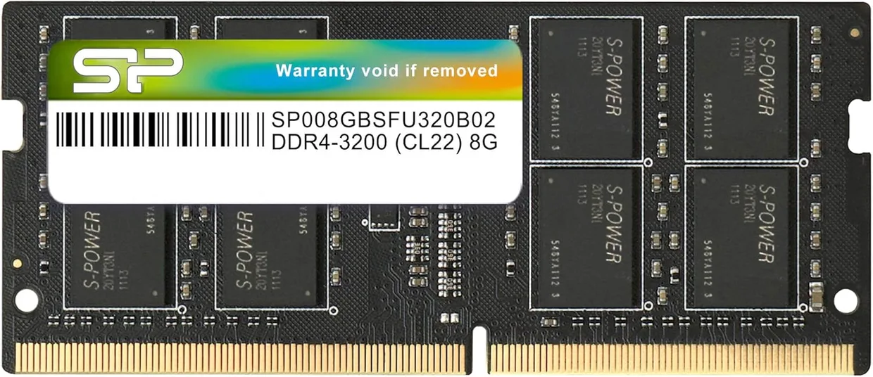 Оперативная память Silicon Power SO-DIMM DDR4 8GB/3200 (SU008GBSFU320B02AB)